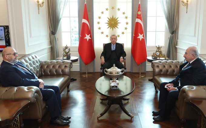 Bedros Şirinoğlu Cumhurbaşkanı Erdoğan ile görüştü